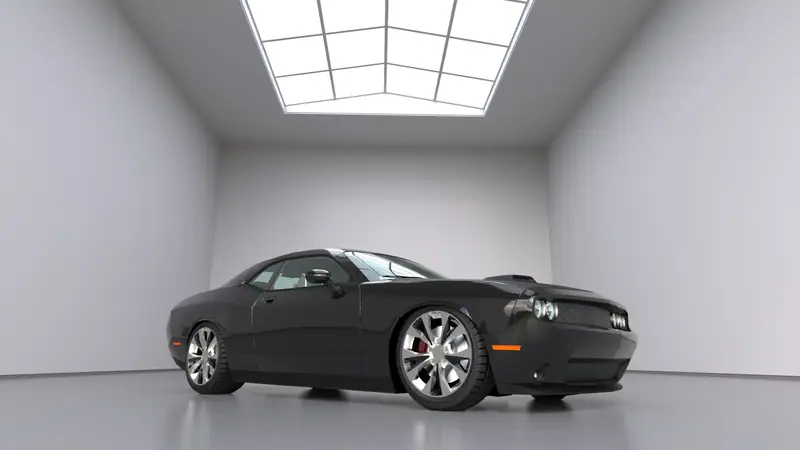 Dark-tinted sports car finished in Denton, TX
